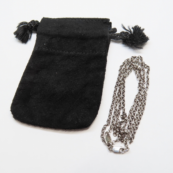 実際に弊社で買取させて頂いた(2)CHROME HEARTS/クロムハーツ ロールチェーン/ネックチェーン ネックレス/24inchの画像 6枚目