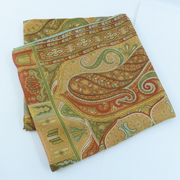 実際に弊社で買取させて頂いたETRO/エトロ ペイズリー柄 シルク混ウールスカーフ