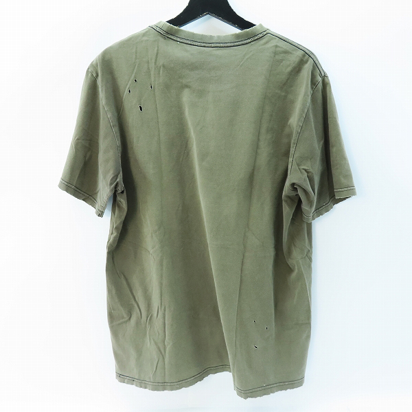 実際に弊社で買取させて頂いたNUMBER(N)INE/ナンバーナイン 04SS ドリーム期 ギター ダメージ加工 プリント 半袖Tシャツ 5の画像 1枚目