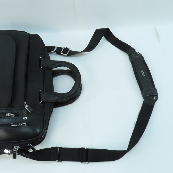 実際に弊社で買取させて頂いたTUMI/トゥミ アリーヴェ T-Pass ケネディ デラックス 2WAY ショルダー/ブリーフケース ブラック 25641Dの画像 7枚目