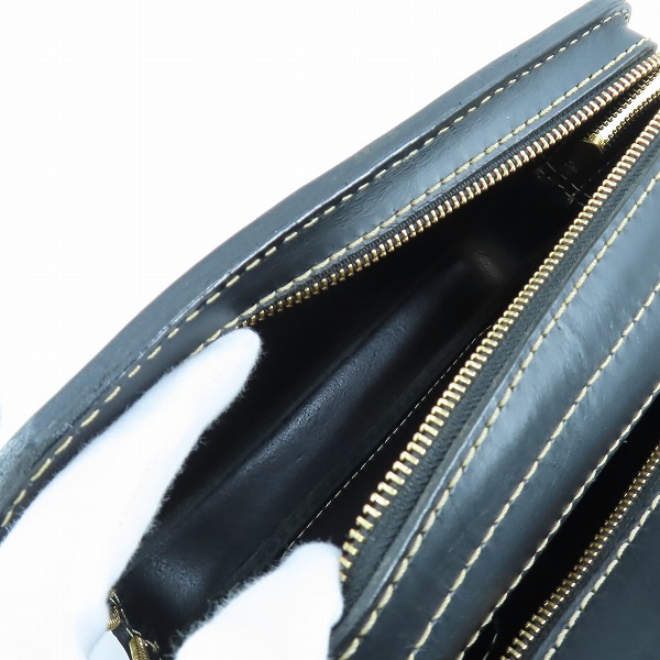 実際に弊社で買取させて頂いたHERZ/ヘルツ レザー セカンドバッグ/クラッチバッグ ブラックの画像 4枚目