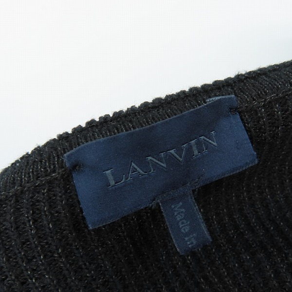 実際に弊社で買取させて頂いたLANVIN/ランバン 襟付きウールカーディガン XSの画像 2枚目