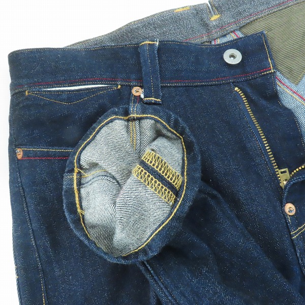 実際に弊社で買取させて頂いたJUNYA WATANABE COMME des GARCONS MAN×LEVI'S/ジュンヤワタナベ×リーバイス 再構築デニムパンツ WJ-P201/Sの画像 2枚目