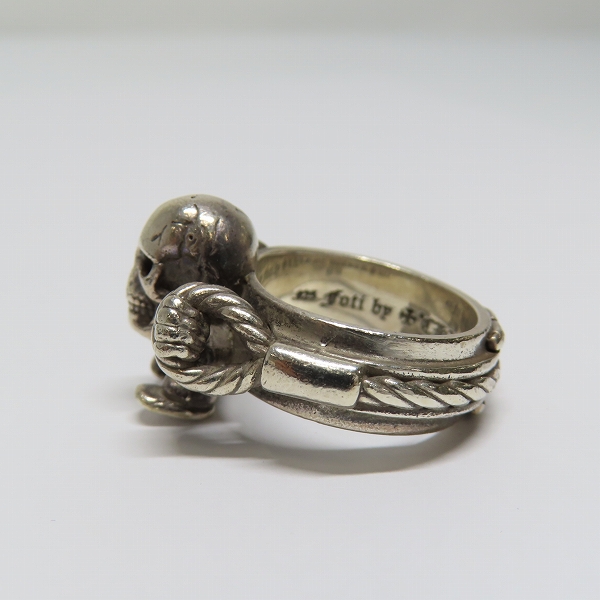 実際に弊社で買取させて頂いたCHROME HEARTS/クロムハーツ FOTI HARRIS CABLE RING/フォティ ハリス ケーブルリング 16.5号の画像 2枚目