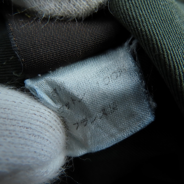 実際に弊社で買取させて頂いた【JPタグ】LOUIS VUITTON/ルイヴィトン ダミエ柄切替 長袖シャツ XSの画像 4枚目