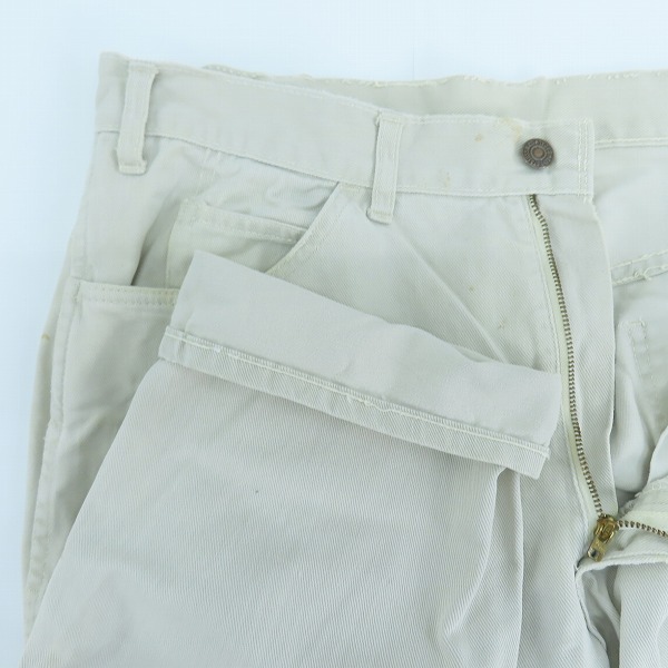 実際に弊社で買取させて頂いたLEVI'S/リーバイス 刻印M 白タブ TALON42 パンツの画像 2枚目