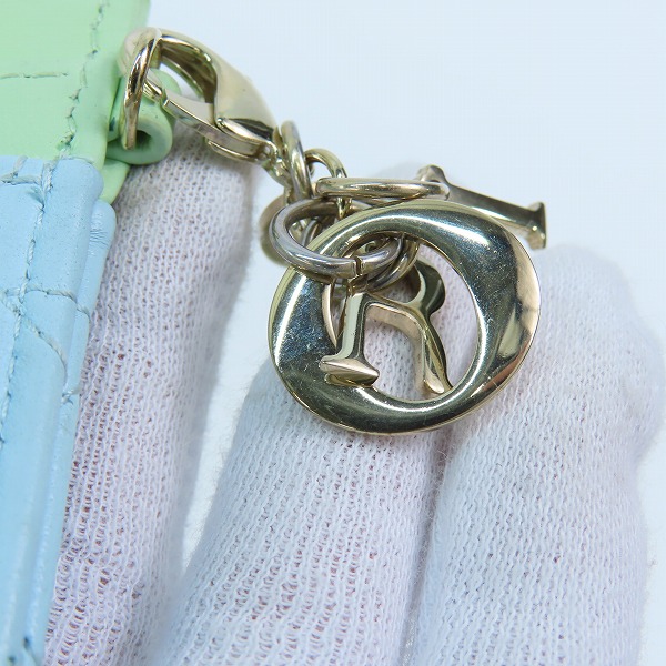実際に弊社で買取させて頂いたDIOR/ディオール Lady Dior/レディディオール カードホルダーの画像 6枚目