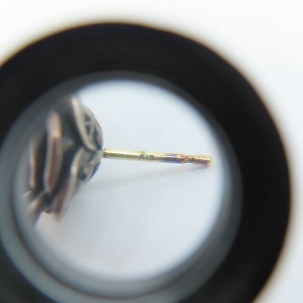 実際に弊社で買取させて頂いた【ギャラ付き】KONRON/コンロン ラブローズピアス の画像 7枚目