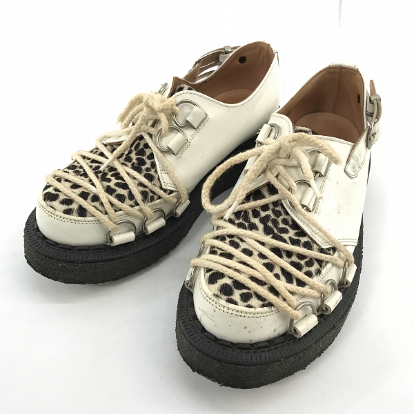 実際に弊社で買取させて頂いたGEORGE COX×COMME des GARCONS HOMME PLUS/ジョージコックス×コムデギャルソンオムプリュス レザーシューズ 15344V/7