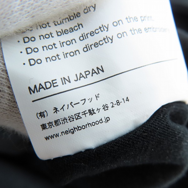 実際に弊社で買取させて頂いたNEIGHBOR HOOD/ネイバーフッド ロングTシャツ/Lの画像 4枚目