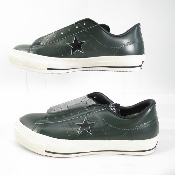 実際に弊社で買取させて頂いたCONVERSE/コンバース MADE IN JAPAN/メイドインジャパン/日本製 ONE STAR/ワンスター モスグリーン/9の画像 3枚目