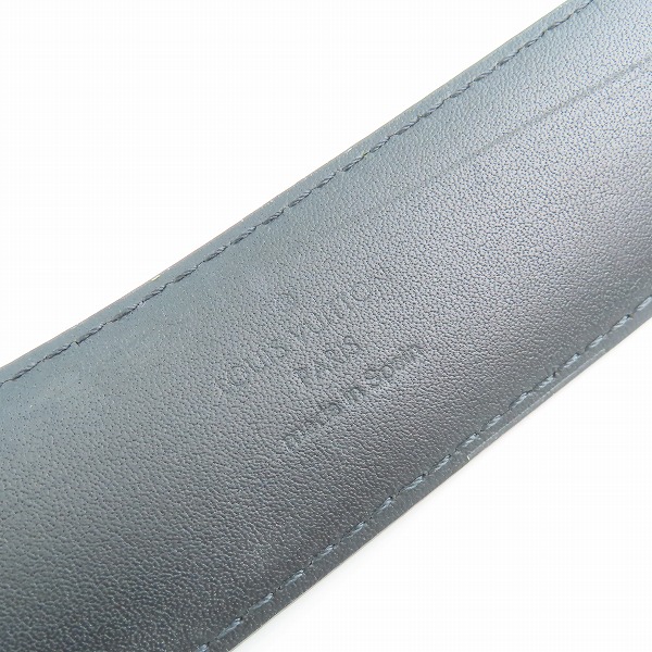 実際に弊社で買取させて頂いたLOUIS VUITTON/ルイヴィトン サンチュール ヴォヤジャー ベルト モノグラム エクリプス レザーベルト M0043 100/40の画像 1枚目