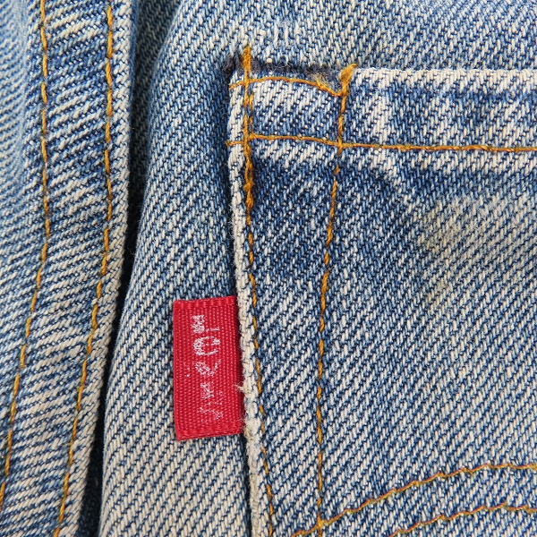 実際に弊社で買取させて頂いたLevis/リーバイス 501/66後期/刻印6/スモールe ヴィンテージ/ビンテージデニムパンツ の画像 7枚目