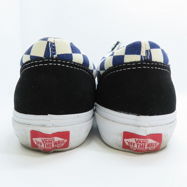 実際に弊社で買取させて頂いたVANS バンズ OFF THE WALL/オフ ザ ウォール ブロックチェック ローカットスニーカー T375/8の画像 1枚目
