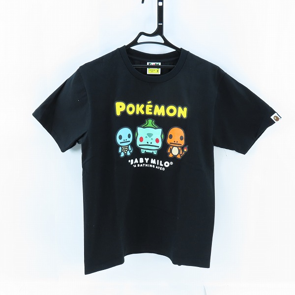 実際に弊社で買取させて頂いたA BATHING APE×Pokemon/アベイシングエイプ×ポケモン BABY MILO 御三家 Tシャツ M