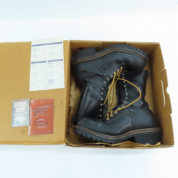 実際に弊社で買取させて頂いたRED WING/レッドウィング ロガーブーツ 2210 PT91 8.5Dの画像 8枚目