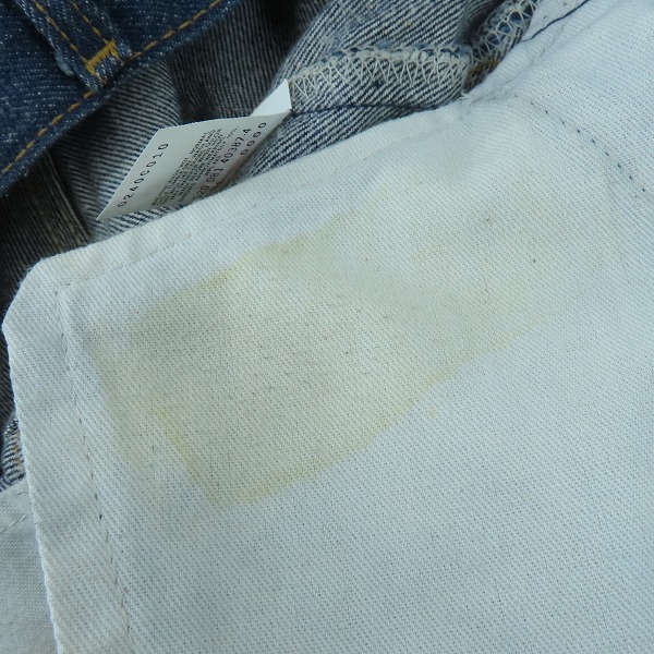 実際に弊社で買取させて頂いたLevi's/リーバイス 501xx  USA製 刻印520 ボタンフライ デニムパンツ /W31 L31の画像 8枚目