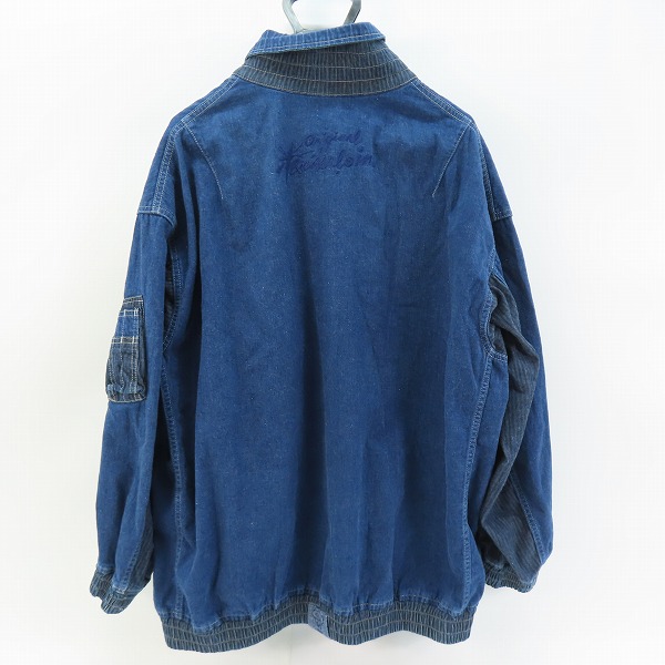 実際に弊社で買取させて頂いたTENDERLOIN/テンダーロイン 22SS DENIM MA-1 デニム MA-1ジャケット/XLの画像 1枚目