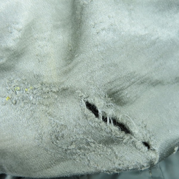 実際に弊社で買取させて頂いたU.S.AIR FORCE/エアフォース BLUE ANCHOR OVERALL CO,INC/CROWNジッパー/ヴィンテージ L-2Bフライトジャケット XLの画像 8枚目