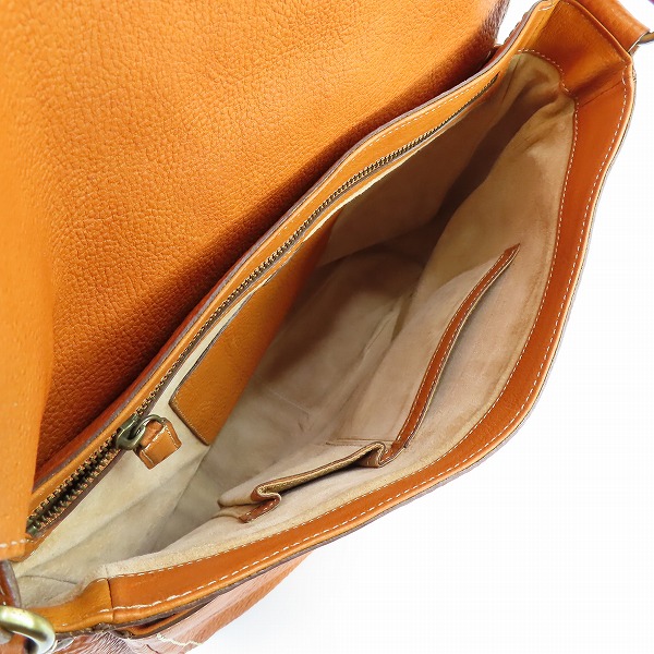 実際に弊社で買取させて頂いた土屋鞄製造所/ツチヤカバン ミディアムショルダーバッグの画像 4枚目