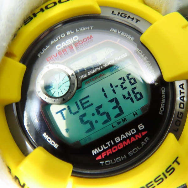実際に弊社で買取させて頂いた【カスタム】G-SHOCK/Gショック FROGMAN/フロッグマン Master of G フロッグマン ソーラー GWF-1000の画像 4枚目
