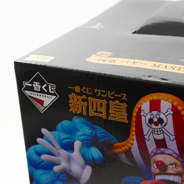 実際に弊社で買取させて頂いた【未開封】BANDAI SPIRITS/バンダイスピリッツ 一番くじ ワンピース 新四皇 D賞 四皇 バギー MASTERLISE EXPIECE フィギュアの画像 8枚目