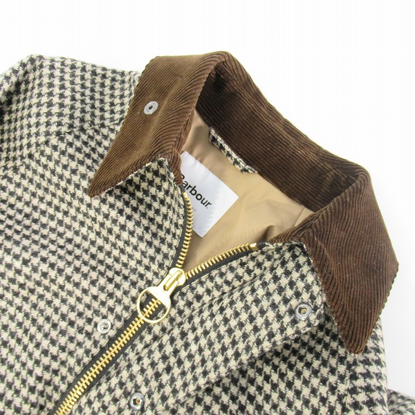 実際に弊社で買取させて頂いたBarbour/バブアー 千鳥柄 ジャケット ジャケット 222MCAS005/36の画像 3枚目
