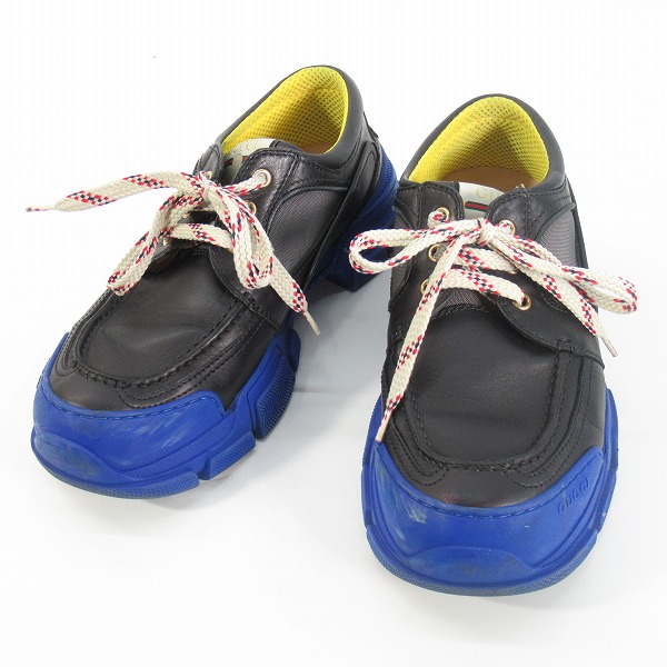 実際に弊社で買取させて頂いたGUCCI/グッチ 20SS SNEAKER LEATHER レザー スニーカー/シューズ 576048/7.5