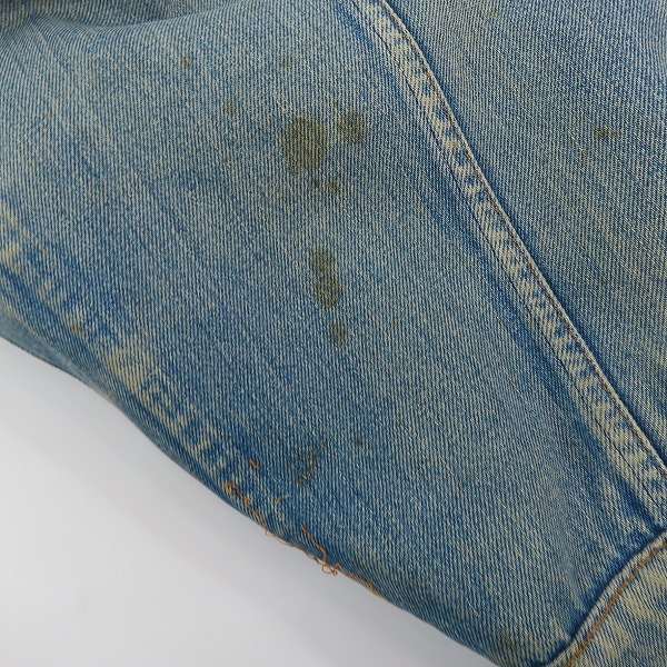 実際に弊社で買取させて頂いたLevi`s/リーバイス ボタン裏刻印45/ヴィンテージ/ビンテージ デニムジャケット の画像 7枚目