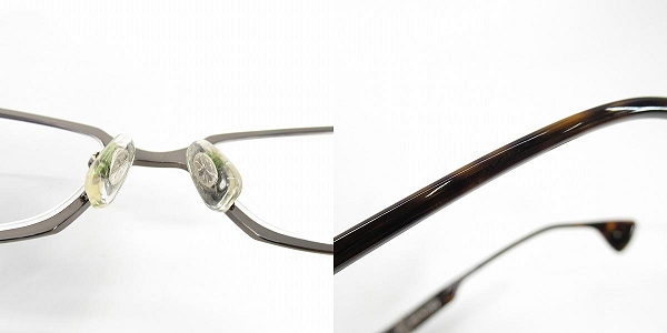 実際に弊社で買取させて頂いたCHROME HEARTS/クロムハーツ DIXON YU-A メガネフレーム アイウェア DB-DTの画像 9枚目