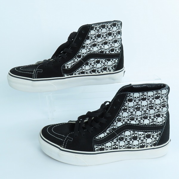 実際に弊社で買取させて頂いたVANS/バンズ SK8-HI/スケートハイ スカル ハイカットスニーカー/8の画像 3枚目