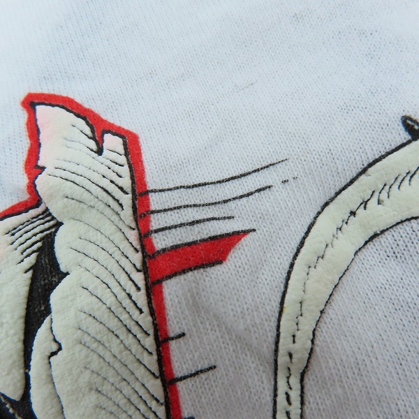 実際に弊社で買取させて頂いたOZZY OSBOURNE/オジーオズボーン 1991/90S/ヴィンテージ/USA製/Glow in the Dark Tシャツ Lの画像 4枚目