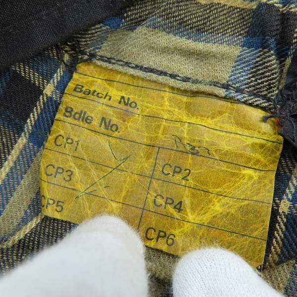 実際に弊社で買取させて頂いた【難あり】Belstaff/ベルスタッフ ヴィンテージ トライアルマスター ロングパンツ 28の画像 4枚目