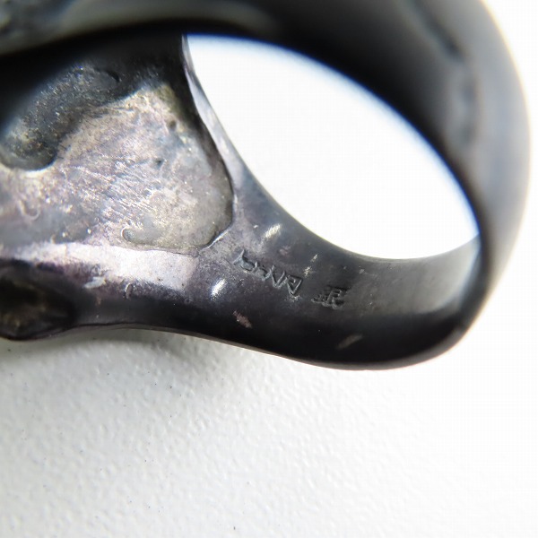 実際に弊社で買取させて頂いたharaKIRI/ハラキリ 赤銅 スカルリング 14.5号の画像 6枚目