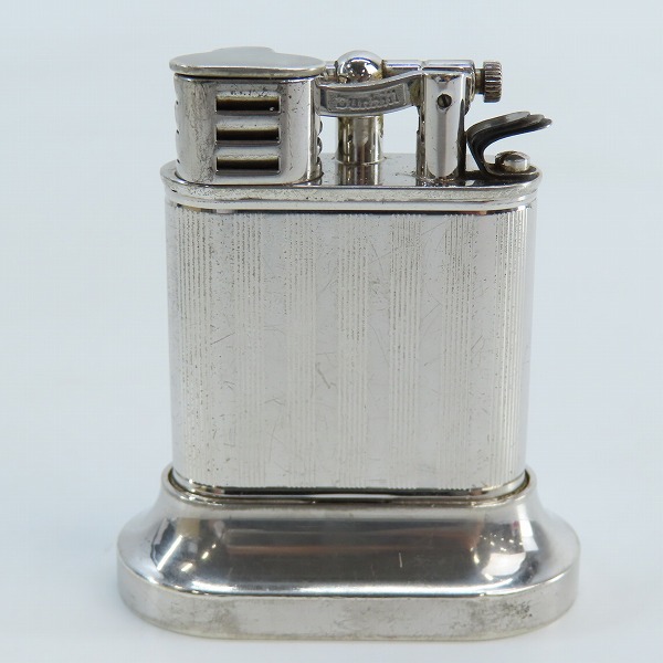 実際に弊社で買取させて頂いたdunhill/ダンヒル ユニーク 卓上型 テーブルオイルライター シルバーの画像 1枚目