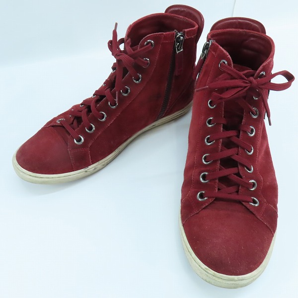 実際に弊社で買取させて頂いたLouis Vuitton/ルイヴィトン 2014 ピースマーク スエード ハイカットスニーカー/7