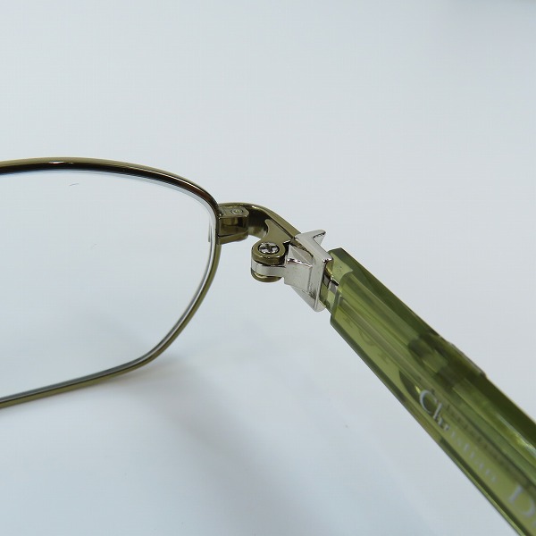 実際に弊社で買取させて頂いたChristian Dior/クリスチャンディオール 度入り眼鏡/メガネフレーム CD-7535Jの画像 6枚目