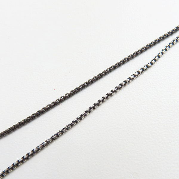 実際に弊社で買取させて頂いた【ギャラ付き】LONE ONES/ロンワンズ メイティングフライトフック ボックスチェーン ネックレス MFNH-0002XSの画像 1枚目