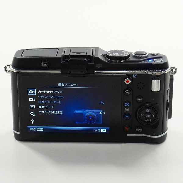 実際に弊社で買取させて頂いたOLYMPUS/オリンパス PEN E-P3 デジタル ミラーレス一眼 カメラ ボディ 動作確認済みの画像 4枚目