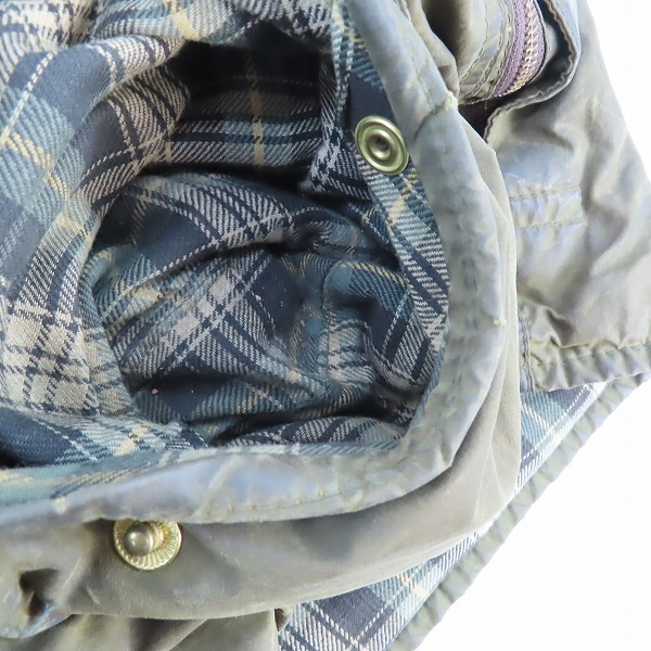 実際に弊社で買取させて頂いたBARBOUR/バブアー 90s BEAUFORT JACKET ビューフォート オイルドジャケット/C40/102CMの画像 7枚目