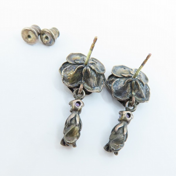 実際に弊社で買取させて頂いた【ギャラ付き】KONRON/コンロン ラブローズピアス の画像 4枚目