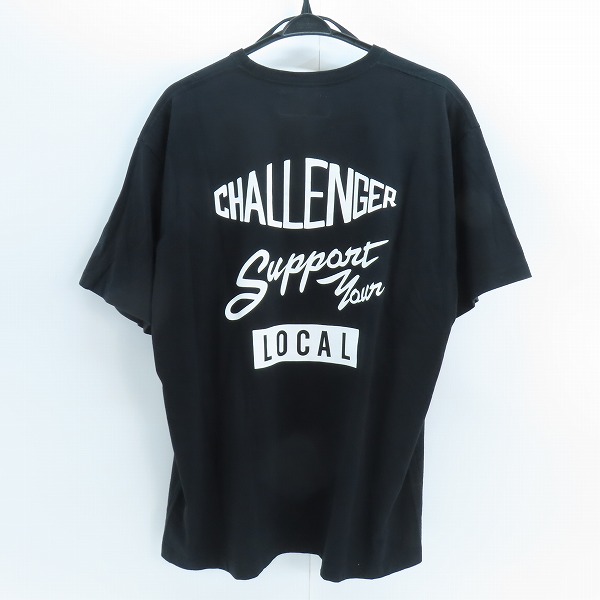 実際に弊社で買取させて頂いたCHALLENGER/チャレンジャー SUPPORT TEE Your Local 半袖Tシャツ ブラック XXLの画像 1枚目