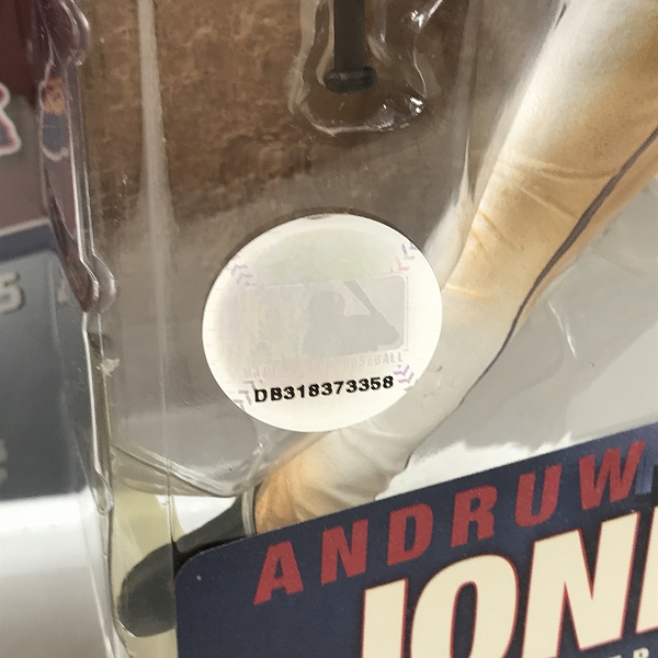 実際に弊社で買取させて頂いた【未開封】McFARLANE TOYS/マクファーレントイズ アトランタ・ブレーブス #25 ANDRUW JONES フィギュアの画像 5枚目