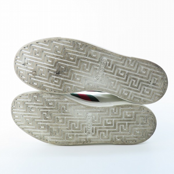 実際に弊社で買取させて頂いたGUCCI/グッチ エース・ウェブ ストライプ スニーカー 757892/9の画像 2枚目