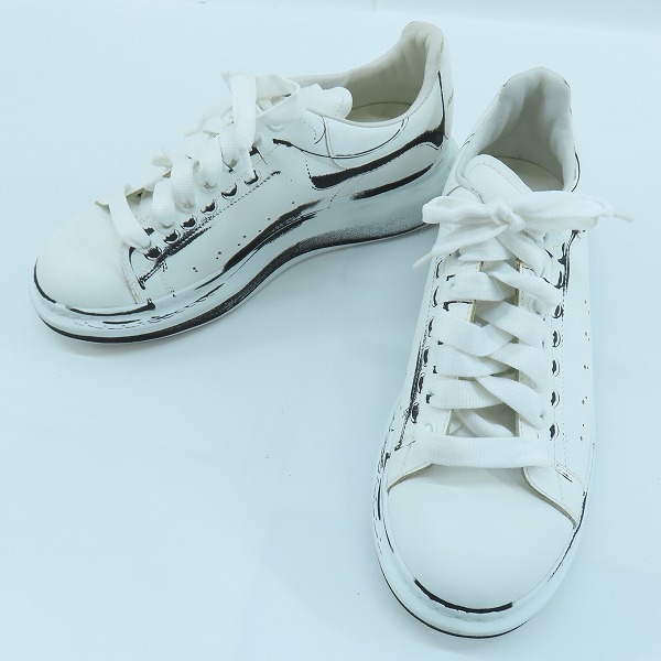 実際に弊社で買取させて頂いたAlexander McQueen/アレキサンダーマックイーン ペイント オーバースニーカー/40