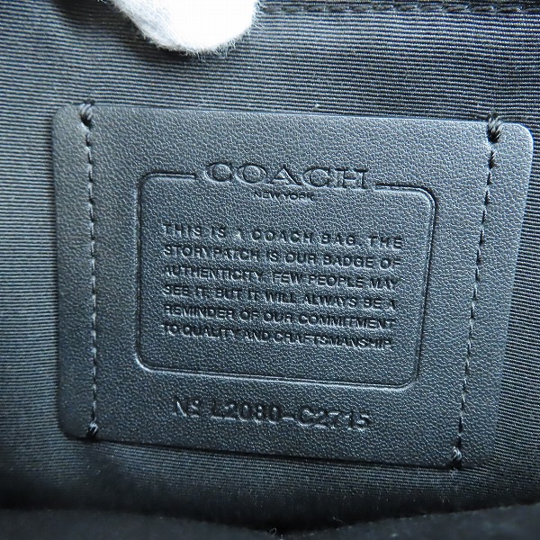 実際に弊社で買取させて頂いたCOACH/コーチ トラック クロスボディ C2715の画像 4枚目