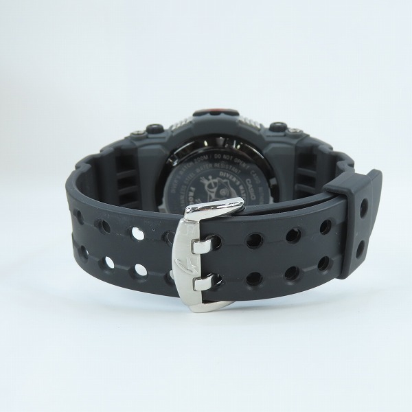 実際に弊社で買取させて頂いたG-SHOCK/Gショック FROGMAN/フロッグマン Master of G/マスターオブG ソーラー電波時計/ウォッチ GWF-1000-1JFの画像 2枚目