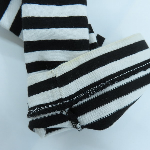 実際に弊社で買取させて頂いたmastermind HOMME ×A-GIRL'S/マスターマインドジャパン 裾ジップ ボーダー柄カットソー 16SSMM-TS33-08/Lの画像 7枚目