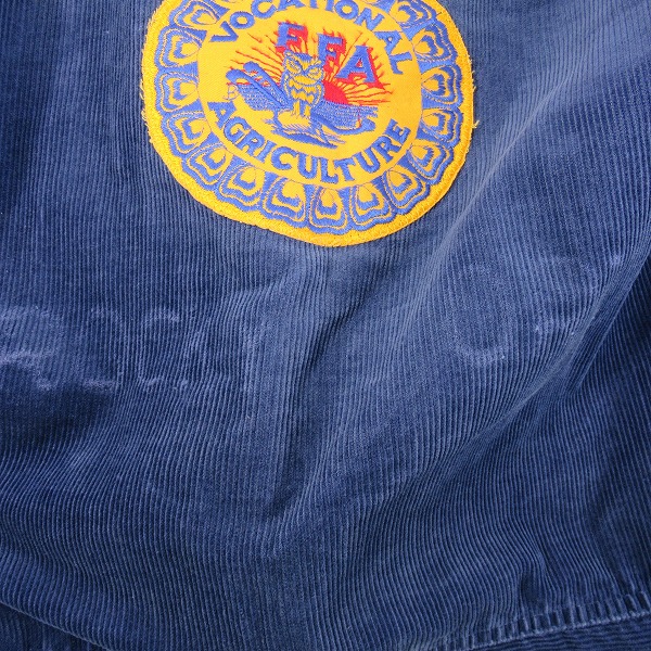 実際に弊社で買取させて頂いたNATIONAL FFA/アメリカ国立農業学校 ファーマーズ ヴィンテージ/ビンテージ コーデュロイ ジャケット/36の画像 6枚目