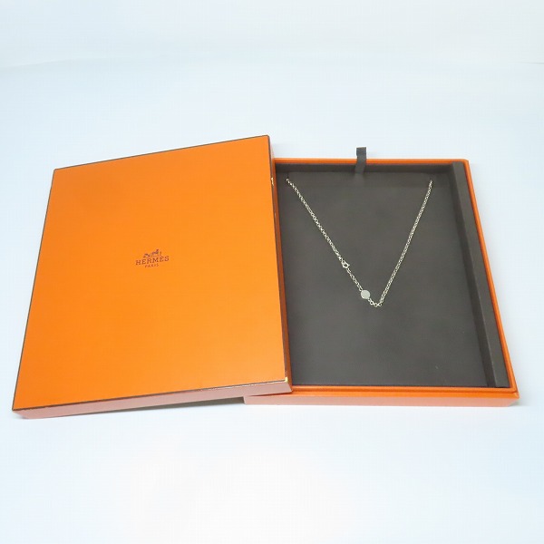 実際に弊社で買取させて頂いたHERMES/エルメス セリエ ロールチェーンチェーンネックレス SILVER925/シルバー925の画像 6枚目